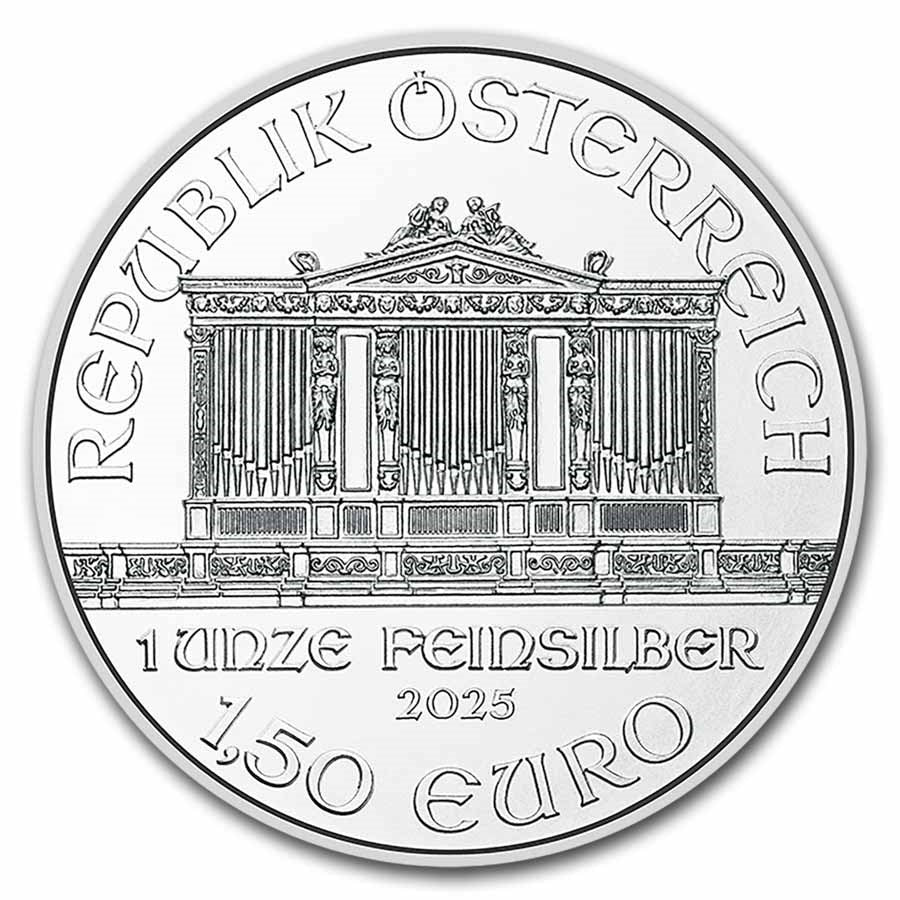 Austria Philharmonic Silver 1 oz (ounce) coin