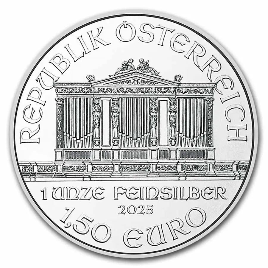 Austria Philharmonic Silver 1 oz (ounce) coin Austrian Mint