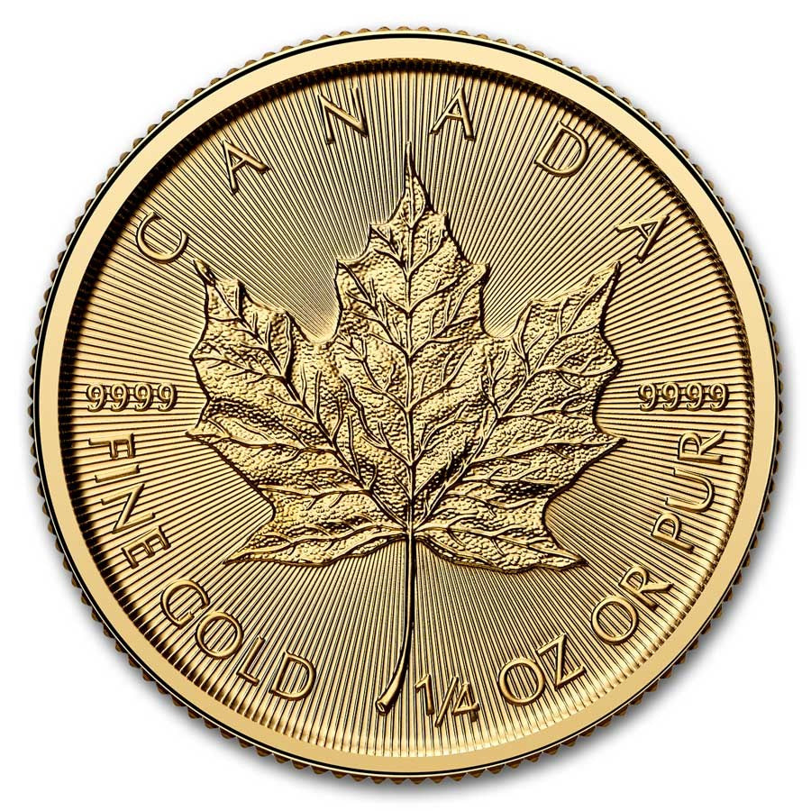 Canada Maple Leaf Gold 1/4 oz (ounce) coin
