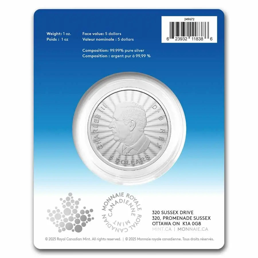 Canada Majestic Polar Bear Silver 1 oz (ounce) coin The Royal Canadian Mint