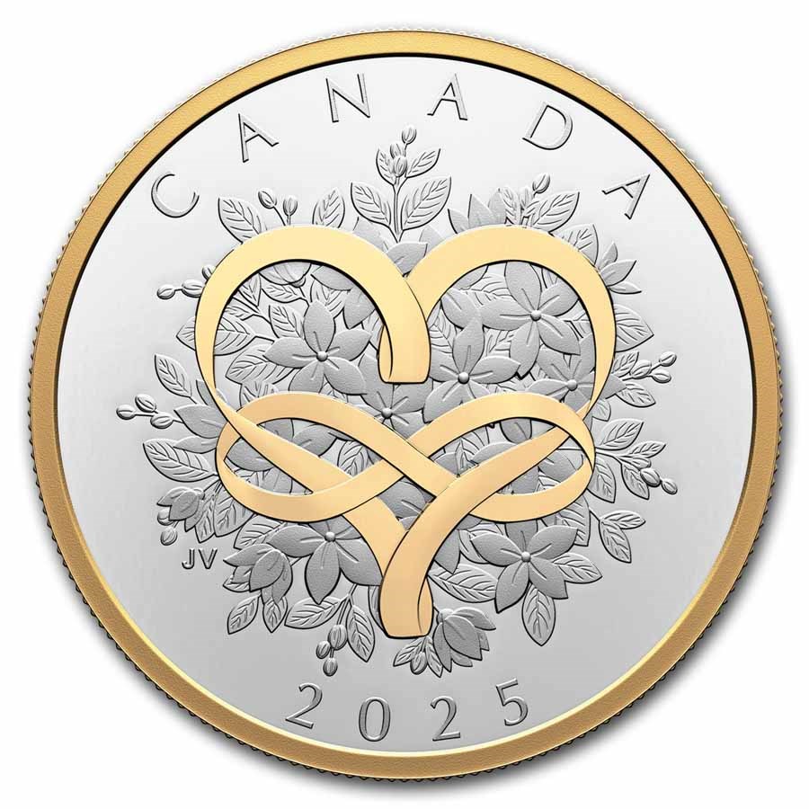 Canada Celebrate Love Silver 1 oz (ounce) coin