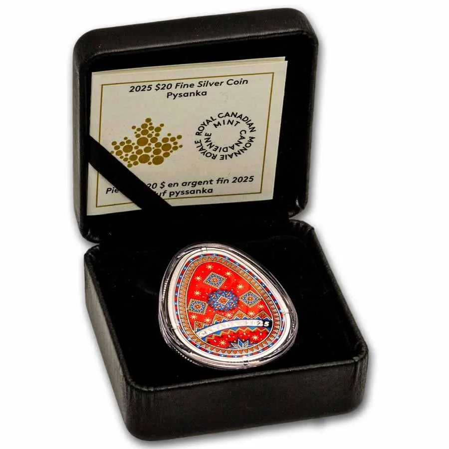 Canada Traditional Pysanka Silver 1 oz (ounce) coin The Royal Canadian Mint