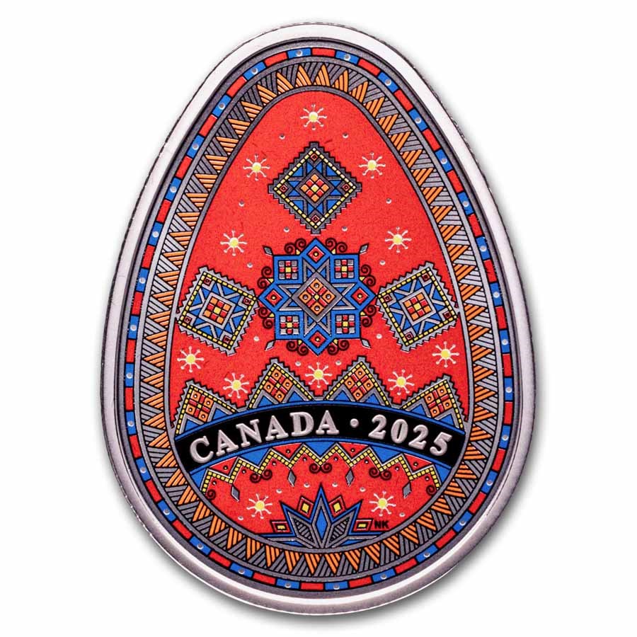 Canada Traditional Pysanka Silver 1 oz (ounce) coin