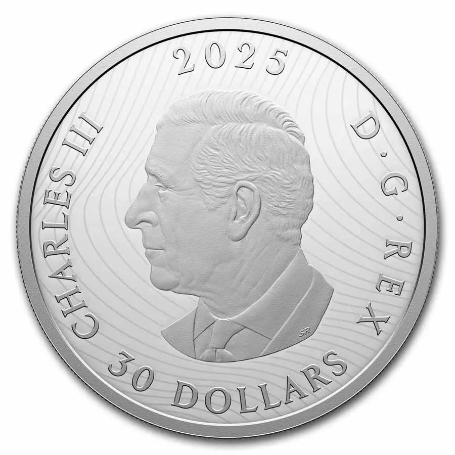 Canada Magic of Northern Lights Silver 2 oz (ounce) coin The Royal Canadian Mint