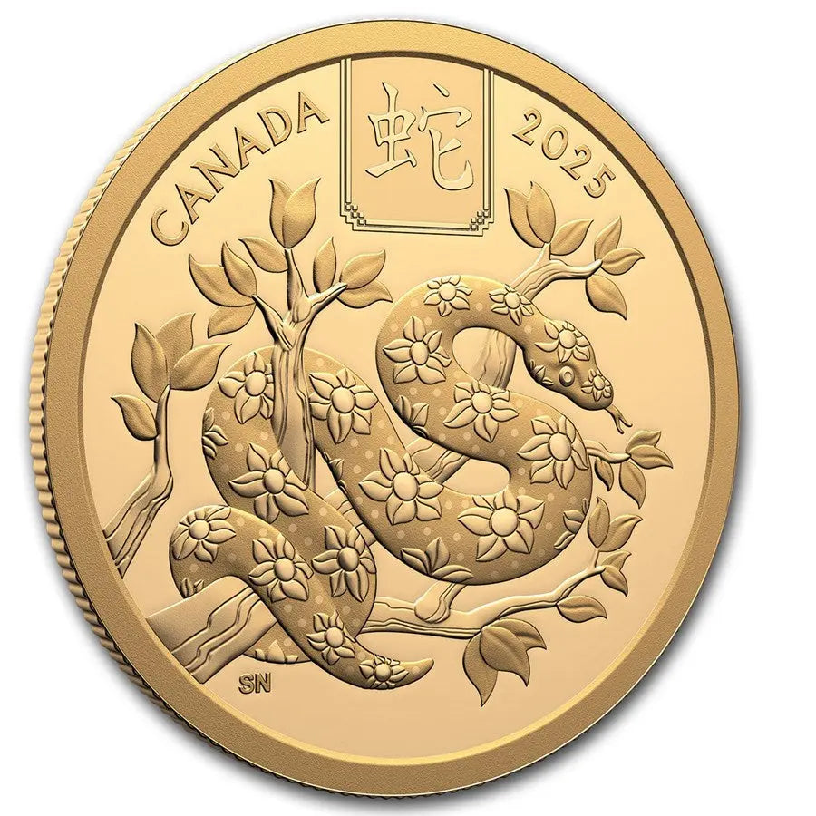 Canada Snake Proof Gold 1/2 oz (ounce) coin The Royal Canadian Mint