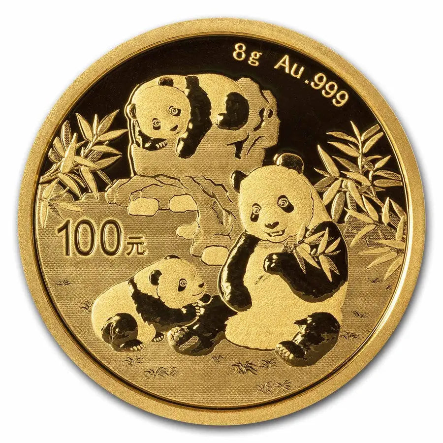 Panda 2025 Gold 8 gram coin ABConcept Gold Store AE