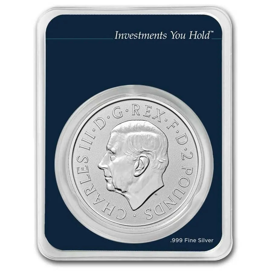 Great Britain Britannia King Charles Silver 1 oz (ounce) coin The Royal Mint