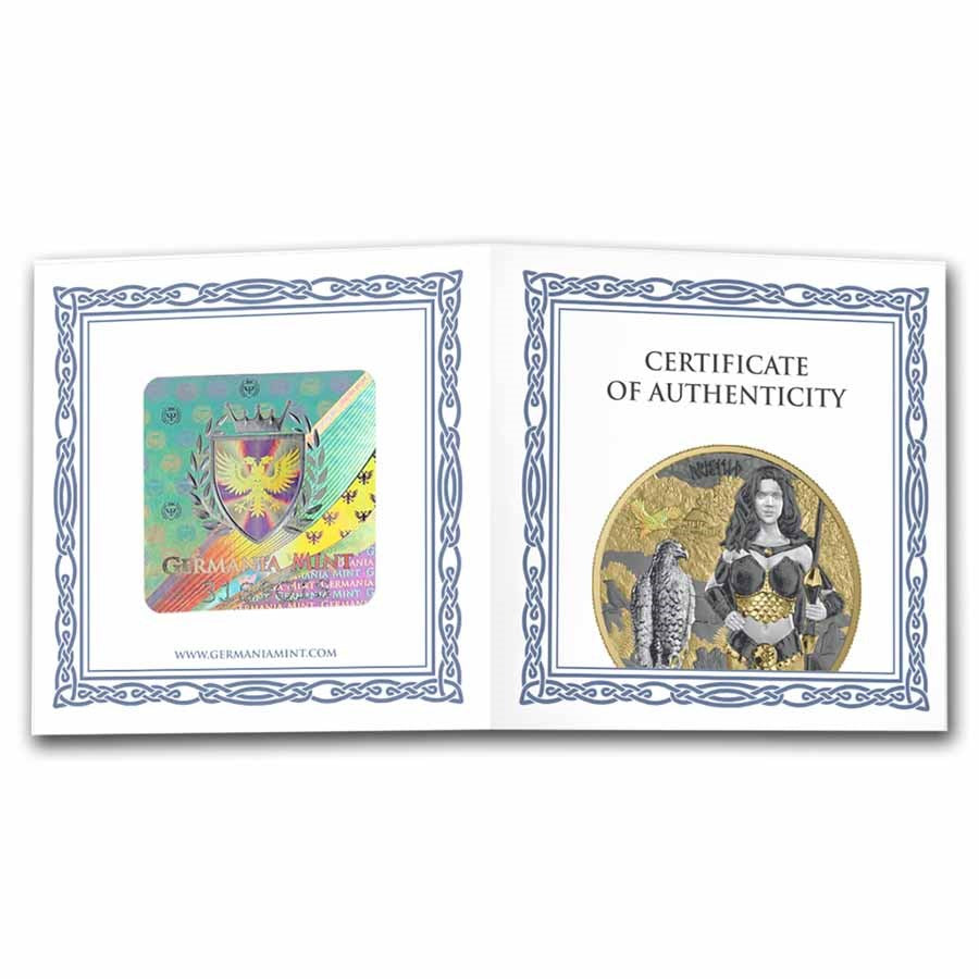 Germania Valkyries Arnhild Valhalla Silver 1 oz (ounce)