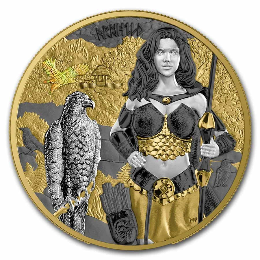 Germania Valkyries Arnhild Valhalla Silver 1 oz (ounce)