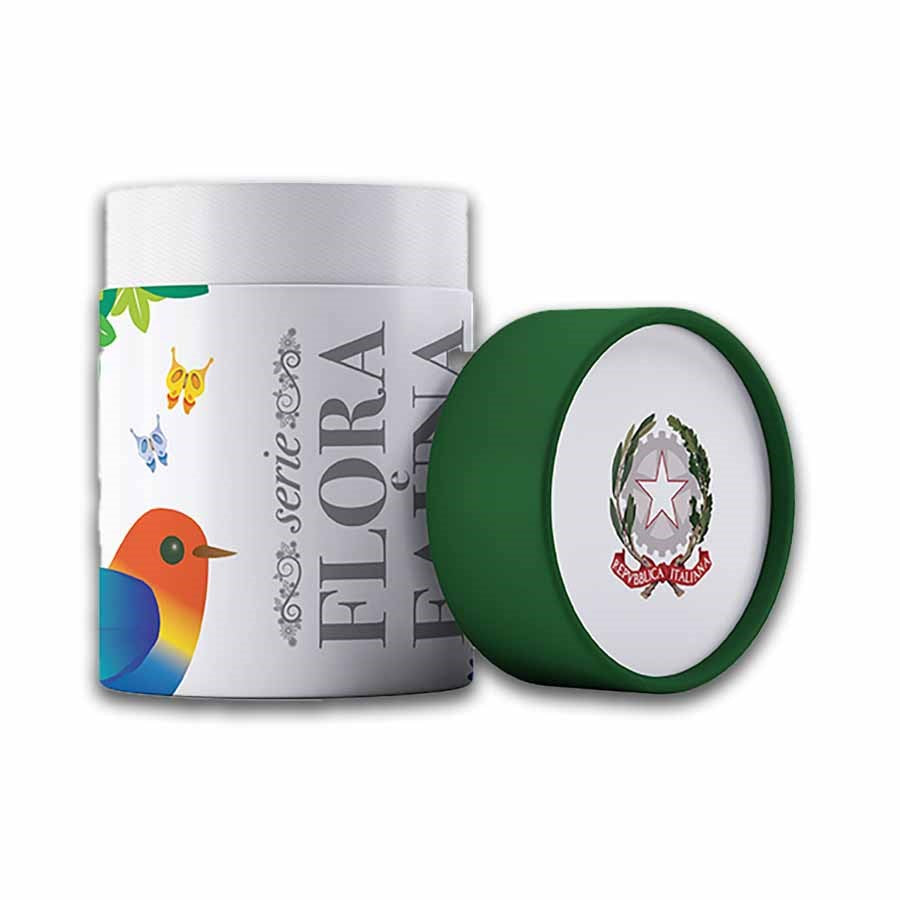 Italy Flora and Fauna The Daisy Silver 1 oz (ounce) coin