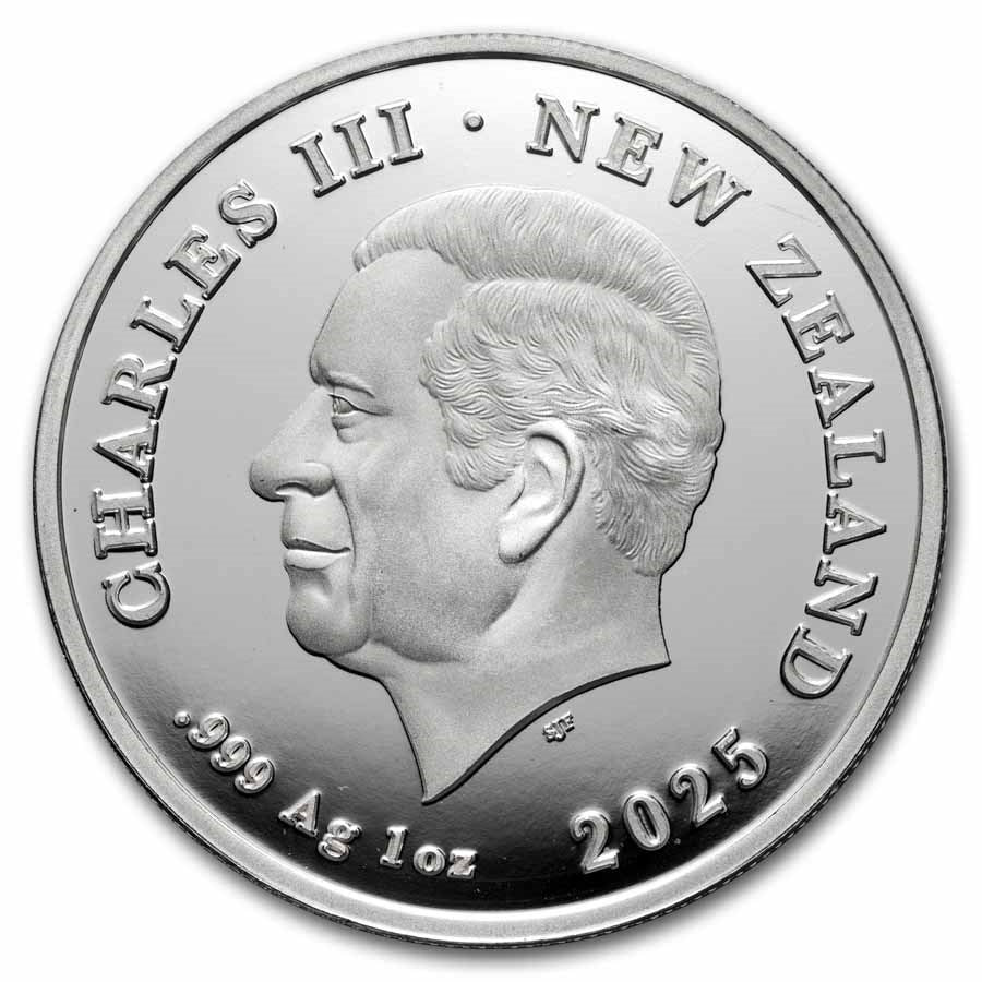 New Zealand Taniwha Water Silver 1 oz (ounce) in TEP