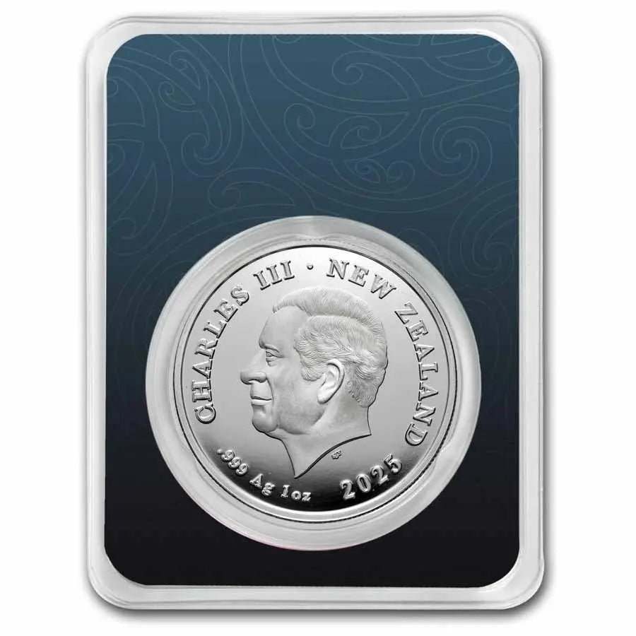 New Zealand Taniwha Water Silver 1 oz (ounce) in TEP ABConcept Gold Store AE