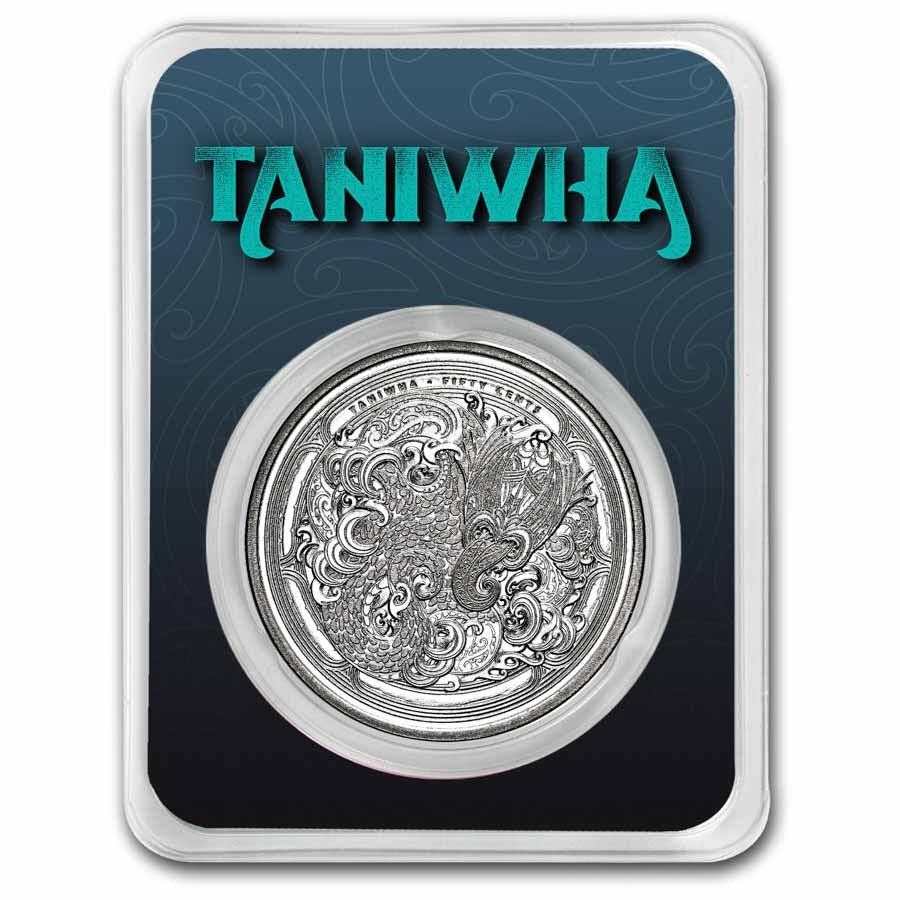 New Zealand Taniwha Water Silver 1 oz (ounce) in TEP