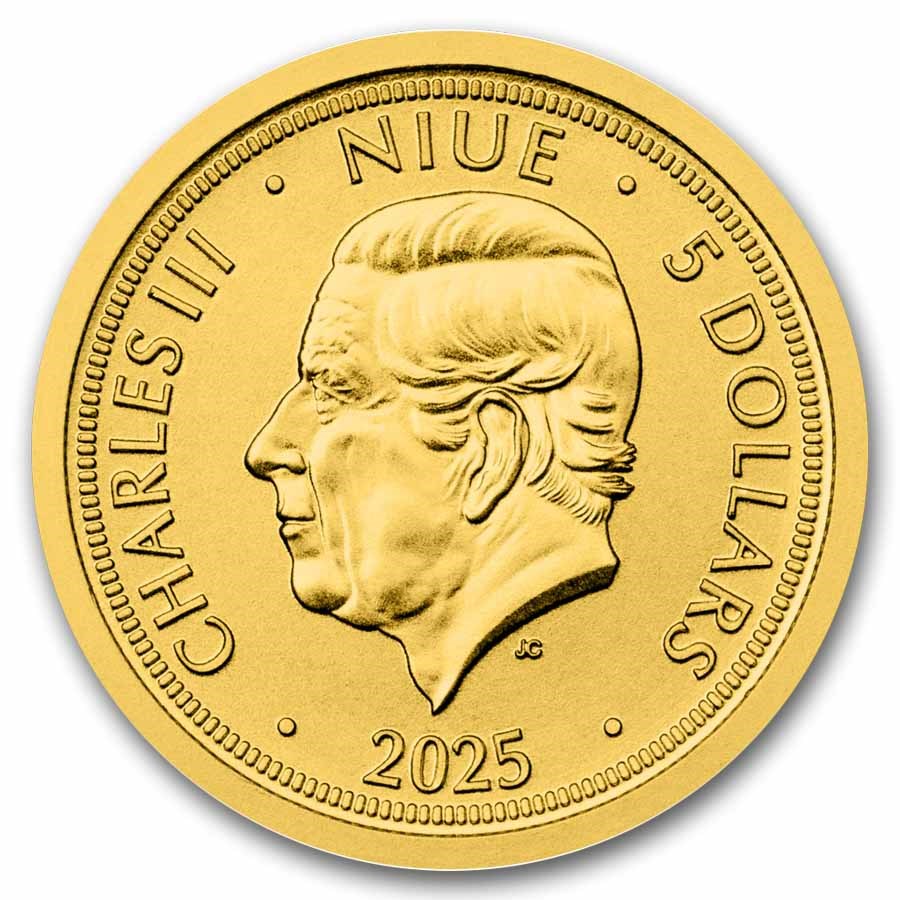 Czech Lion 2025 Gold 1/4 oz (ounce) coin