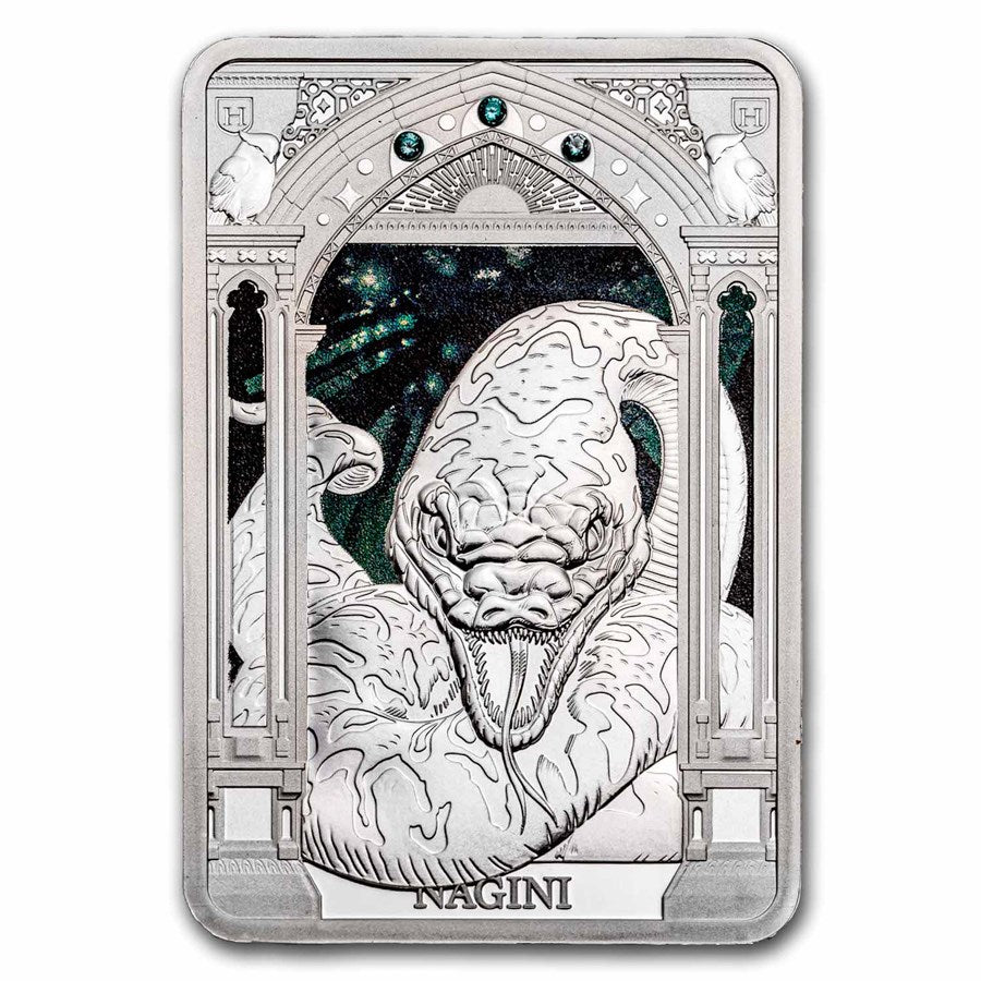 Magical Creatures: Nagini Snake Silver 1 oz (ounce)