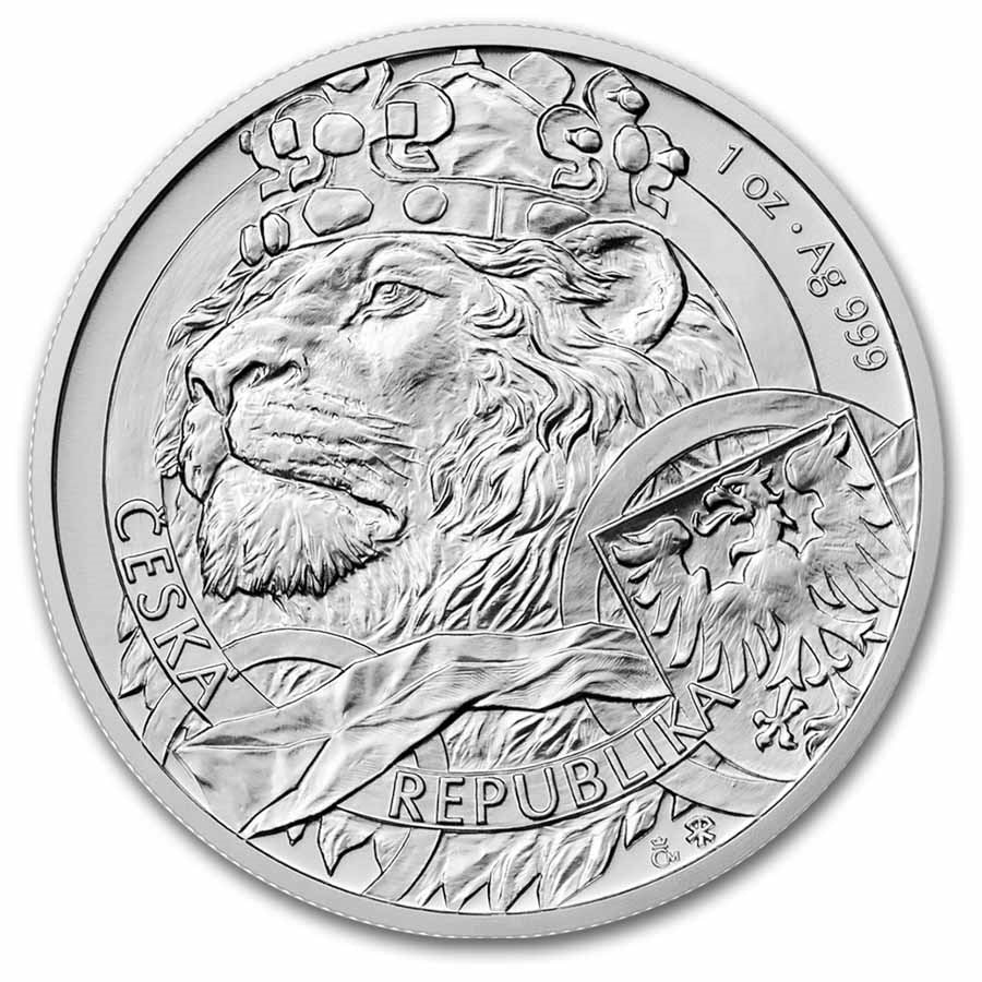 Czech Lion 2025 Silver 1 oz (ounce) coin