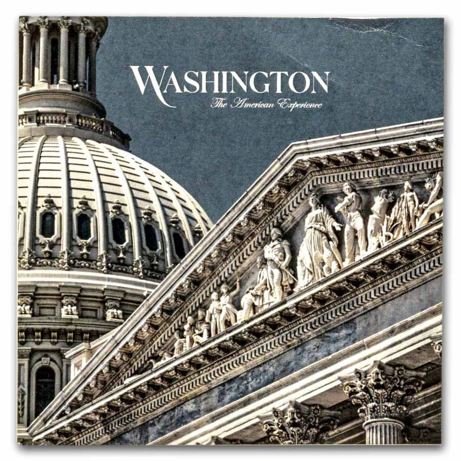 Palau Tiffany Art Metropolis: Washington D.C. Silver 1 kilo coin