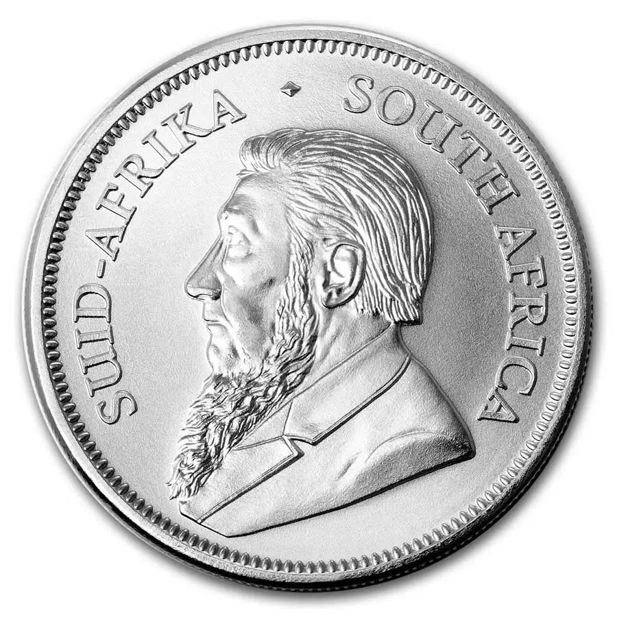 South Africa Krugerrand Silver 1 oz (ounce) coin South African Mint