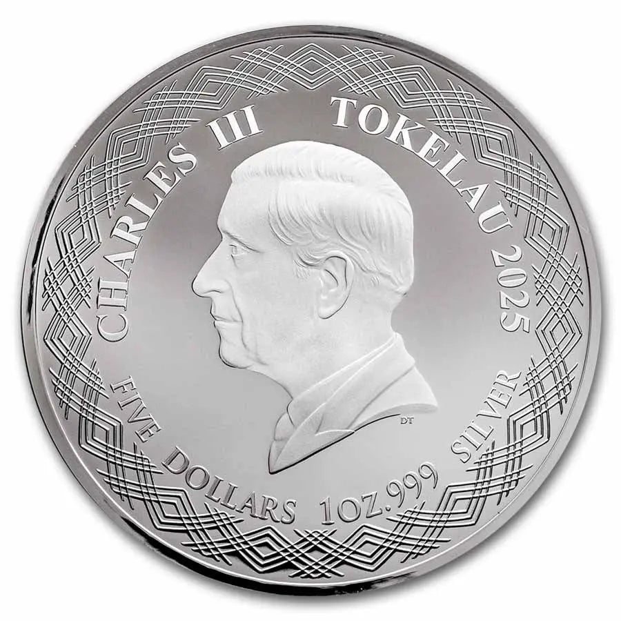 Tokelau Mirror Snake Silver 1 oz (ounce) coin ABConcept Gold Store AE