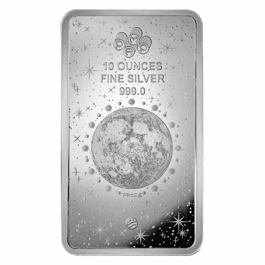 PAMP Suisse Lunar Legends 1,000 Mile Horse Silver 10 oz (ounce) Bar PAMP Suisse
