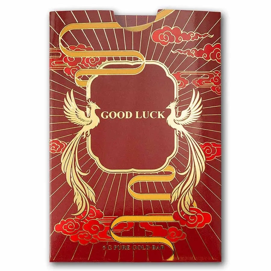 PAMP Suisse Good Luck Phoenix Gold 5 gram Bar PAMP Suisse