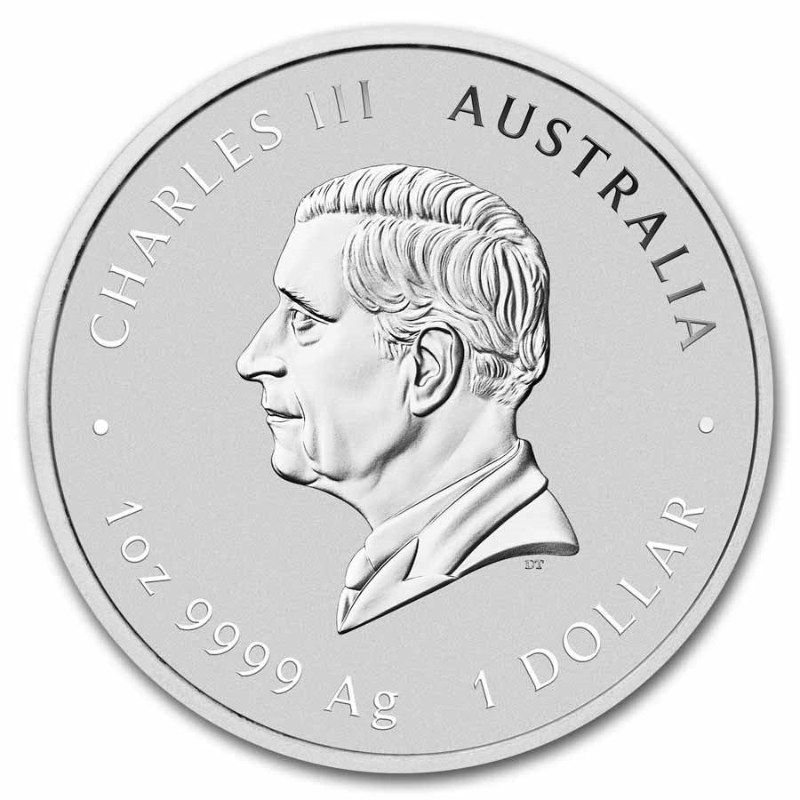 Australia Lunar Horse Silver 1 oz (ounce) coin (without capsule) The Perth Mint