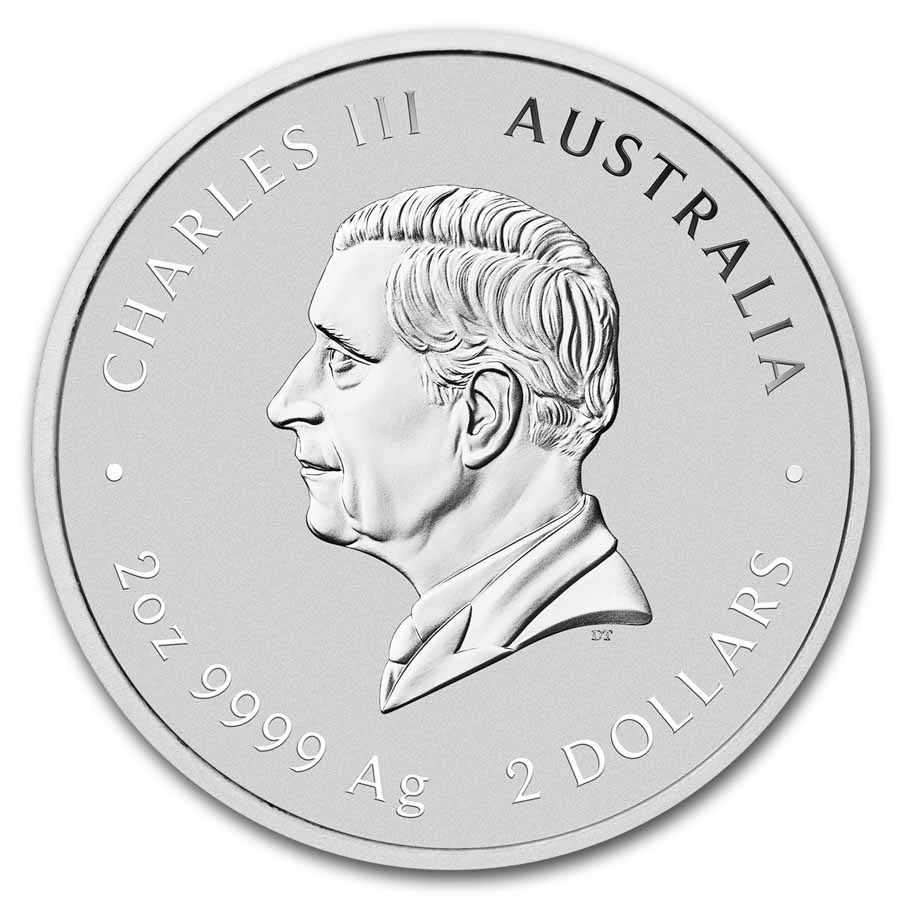 Australia Lunar Horse Silver 2 oz (ounce) coin The Perth Mint