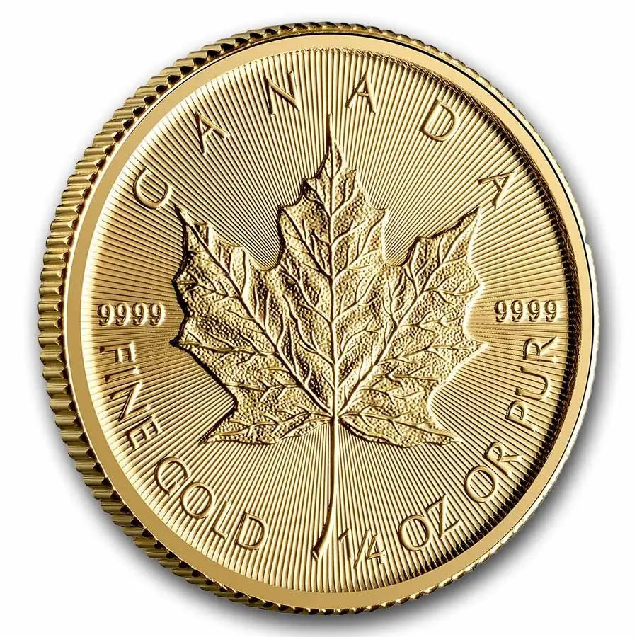Canada Maple Leaf Gold 1/4 oz (ounce) coin The Royal Canadian Mint