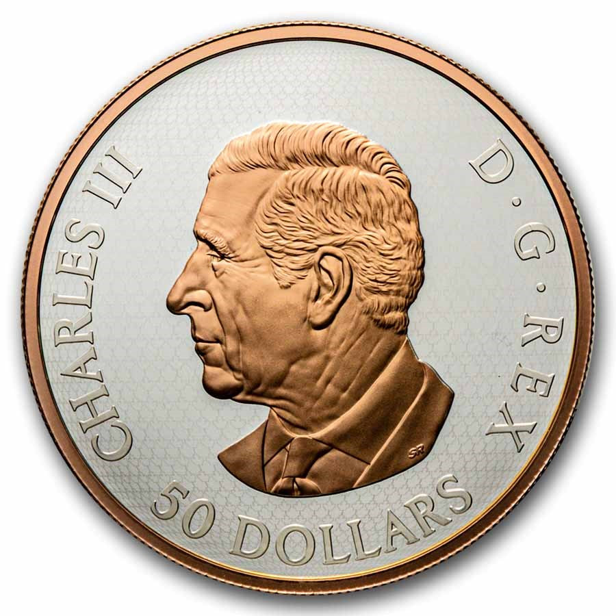 Canada Maple Leaves in Motion 2026 Silver 5 oz (ounce) coin