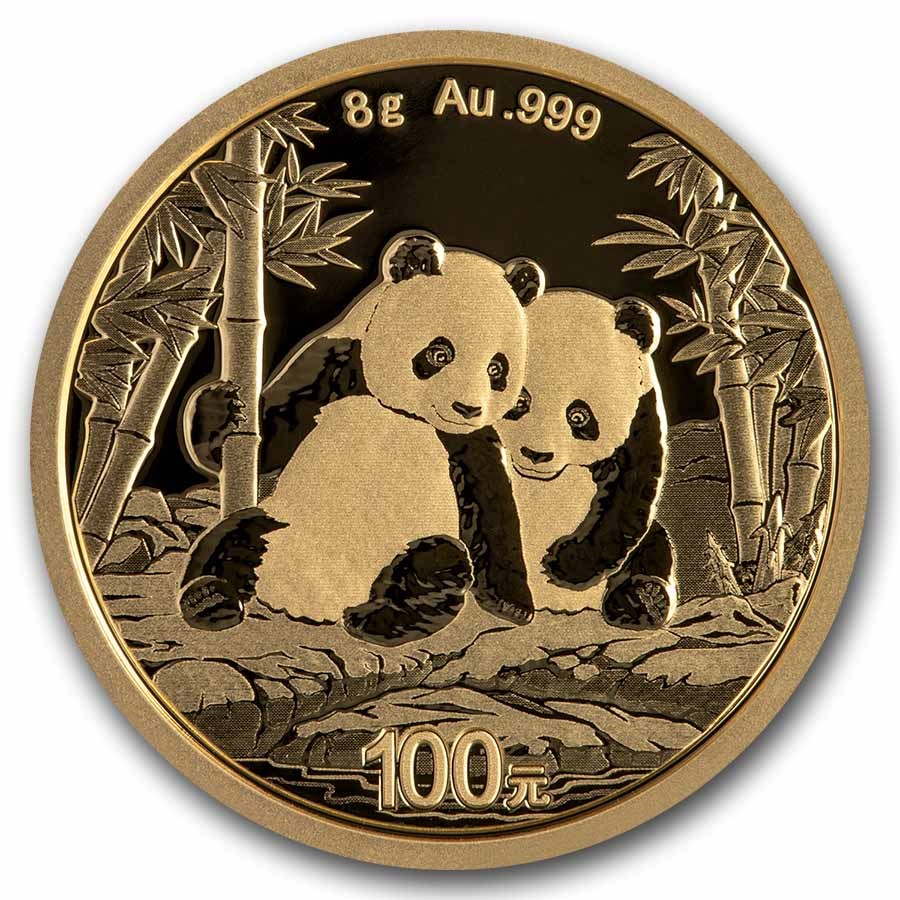 Panda 2026 Gold 8 gram coin