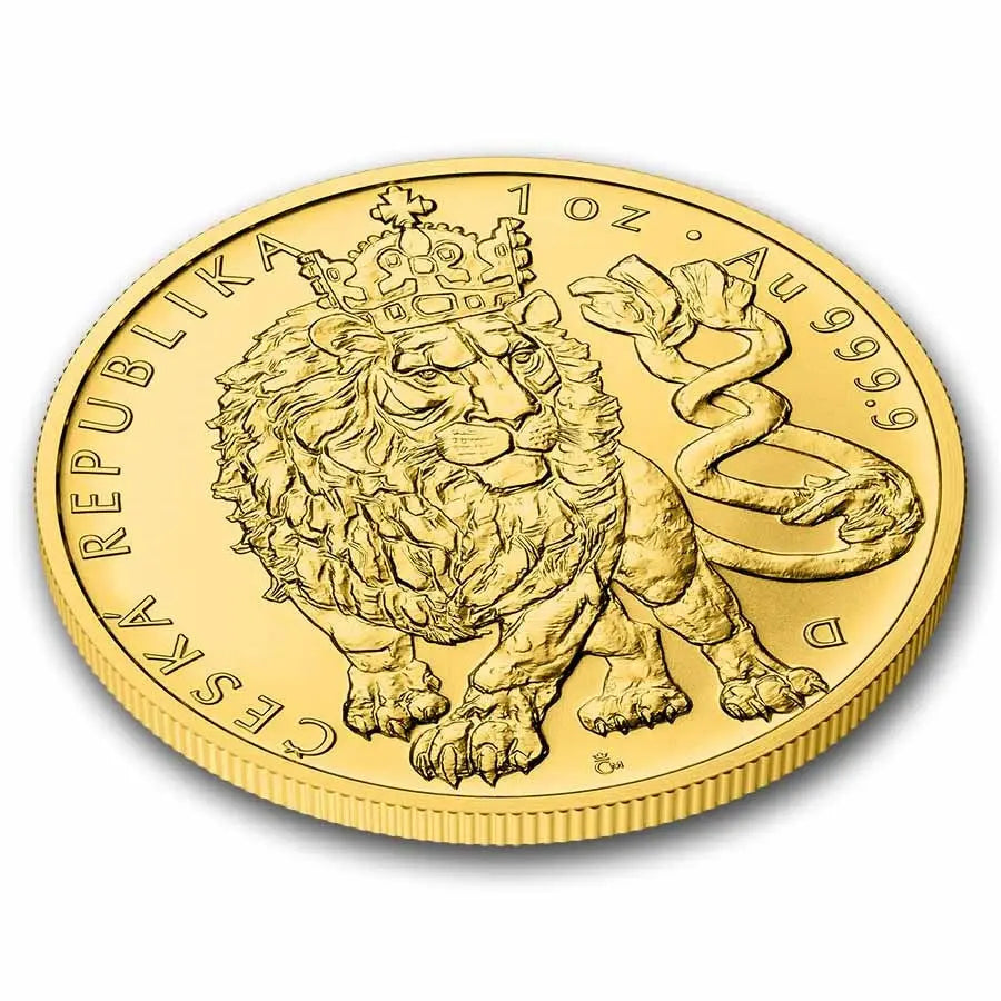 Czech Lion 2026 Gold 1 oz (ounce) coin The Czech Mint