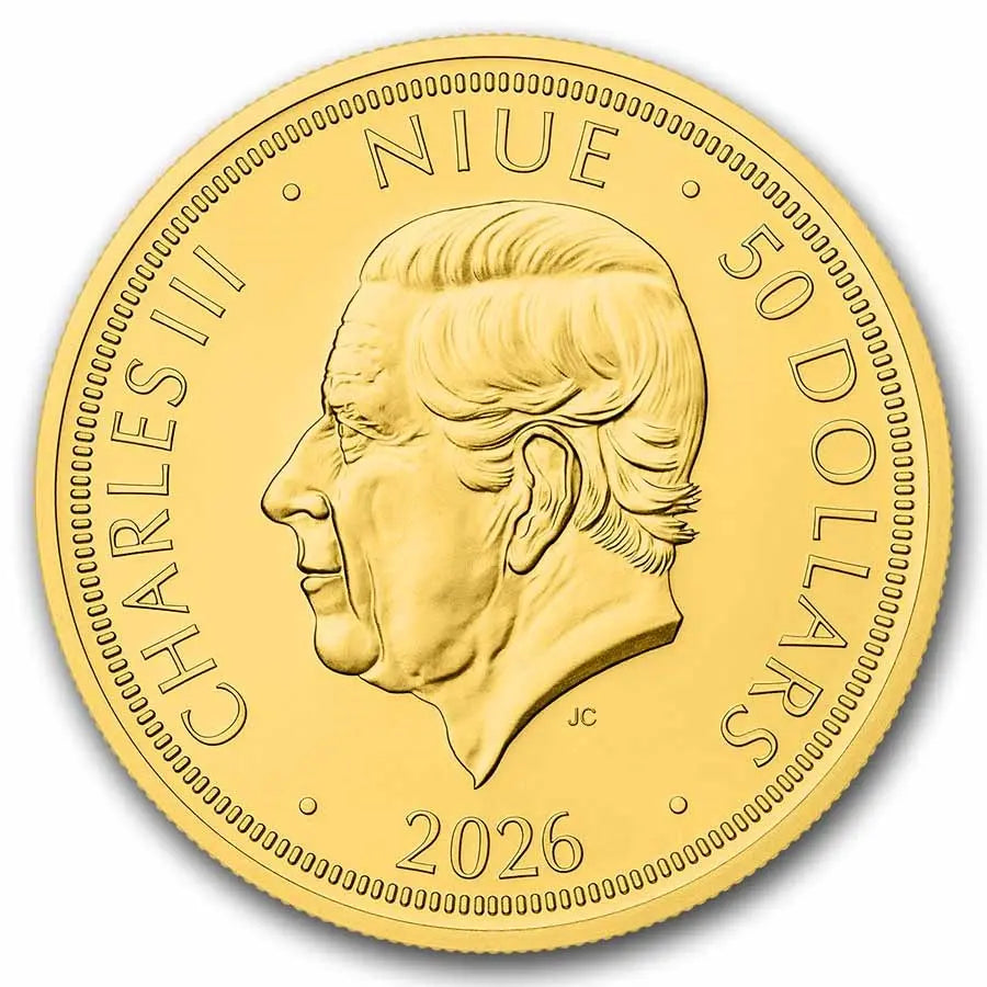 Czech Lion 2026 Gold 1 oz (ounce) coin The Czech Mint