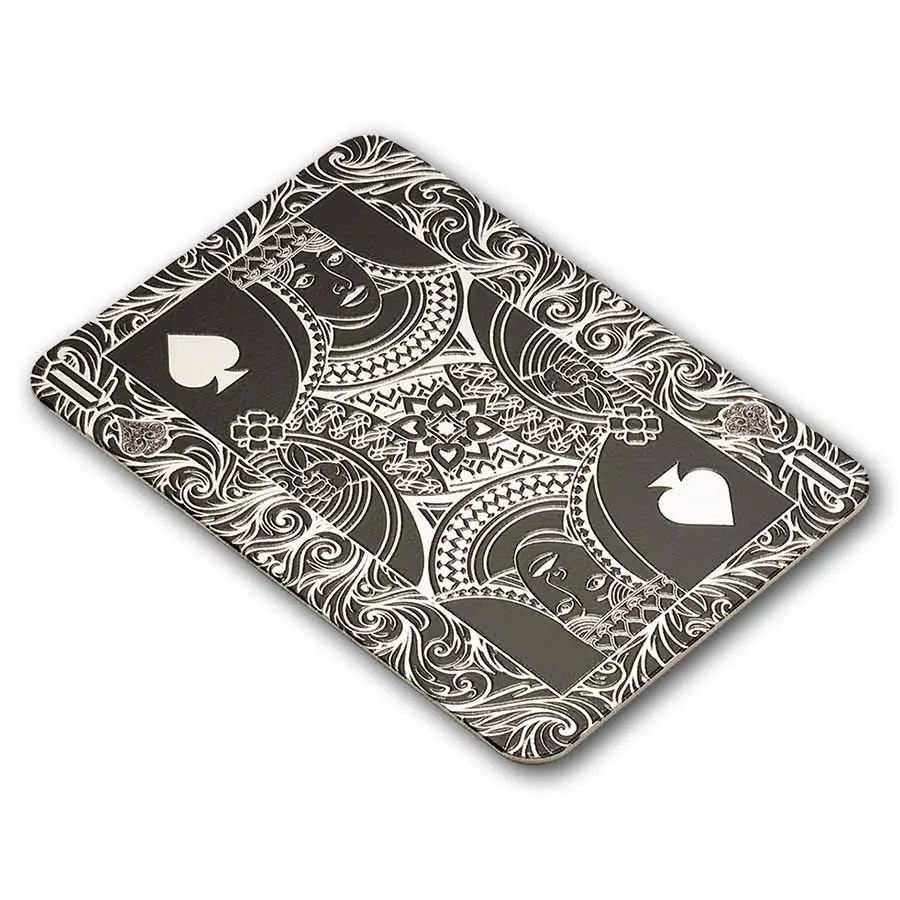 PAMP Suisse Queen of Spades Silver 1 oz (ounce) Bar PAMP Suisse