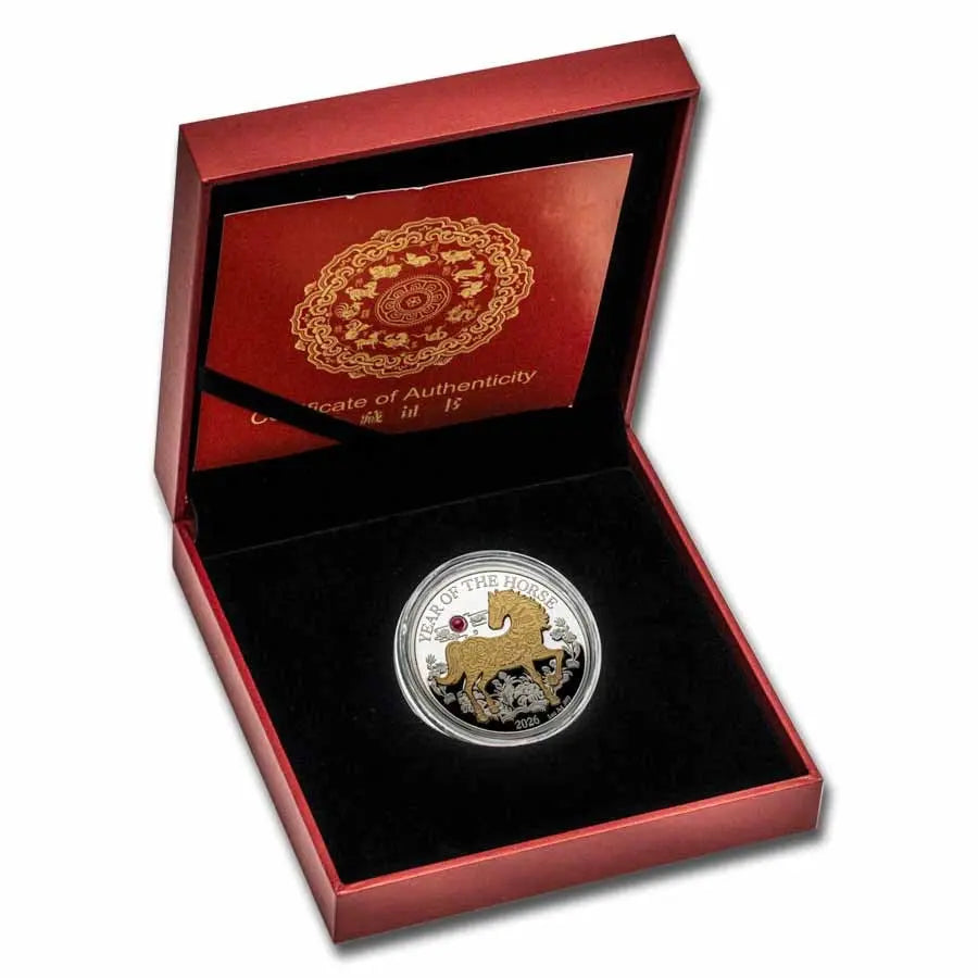 Vanuatu Lunar Horse Silver 1 oz (ounce) coin MDM Mint
