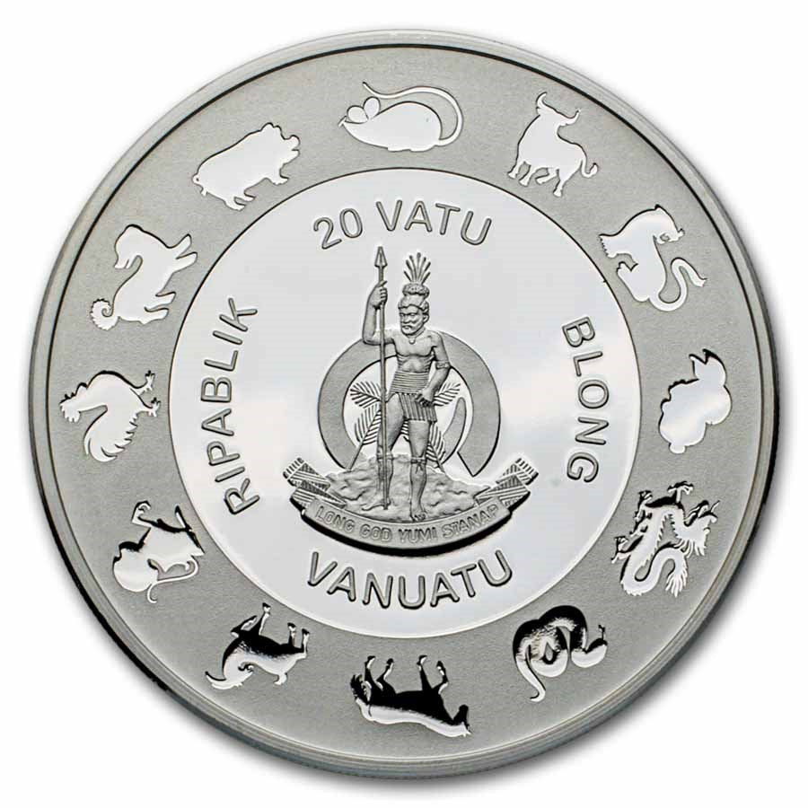 Vanuatu Lunar Horse Silver 1 oz (ounce) coin
