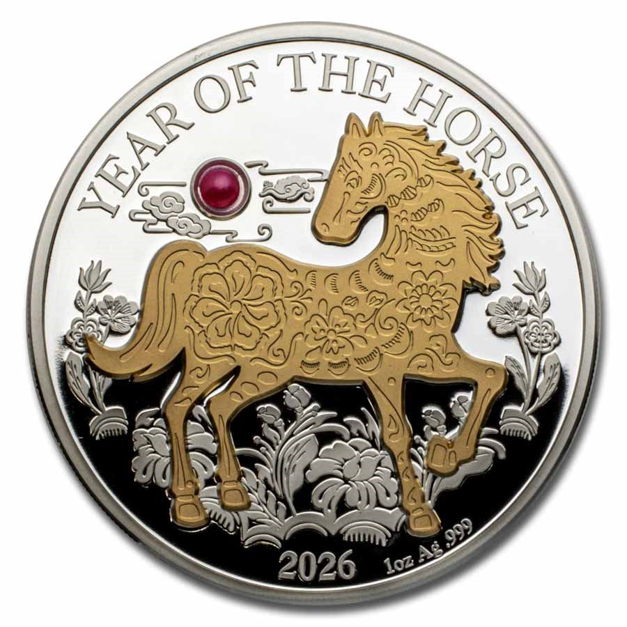 Vanuatu Lunar Horse Silver 1 oz (ounce) coin