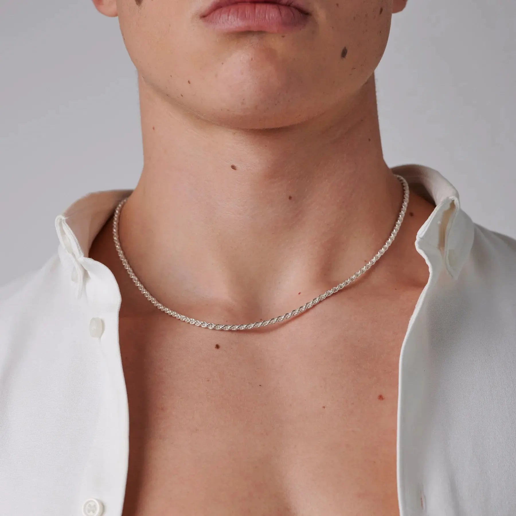 886 Rope Chain in Sterling Silver 886 The Royal Mint