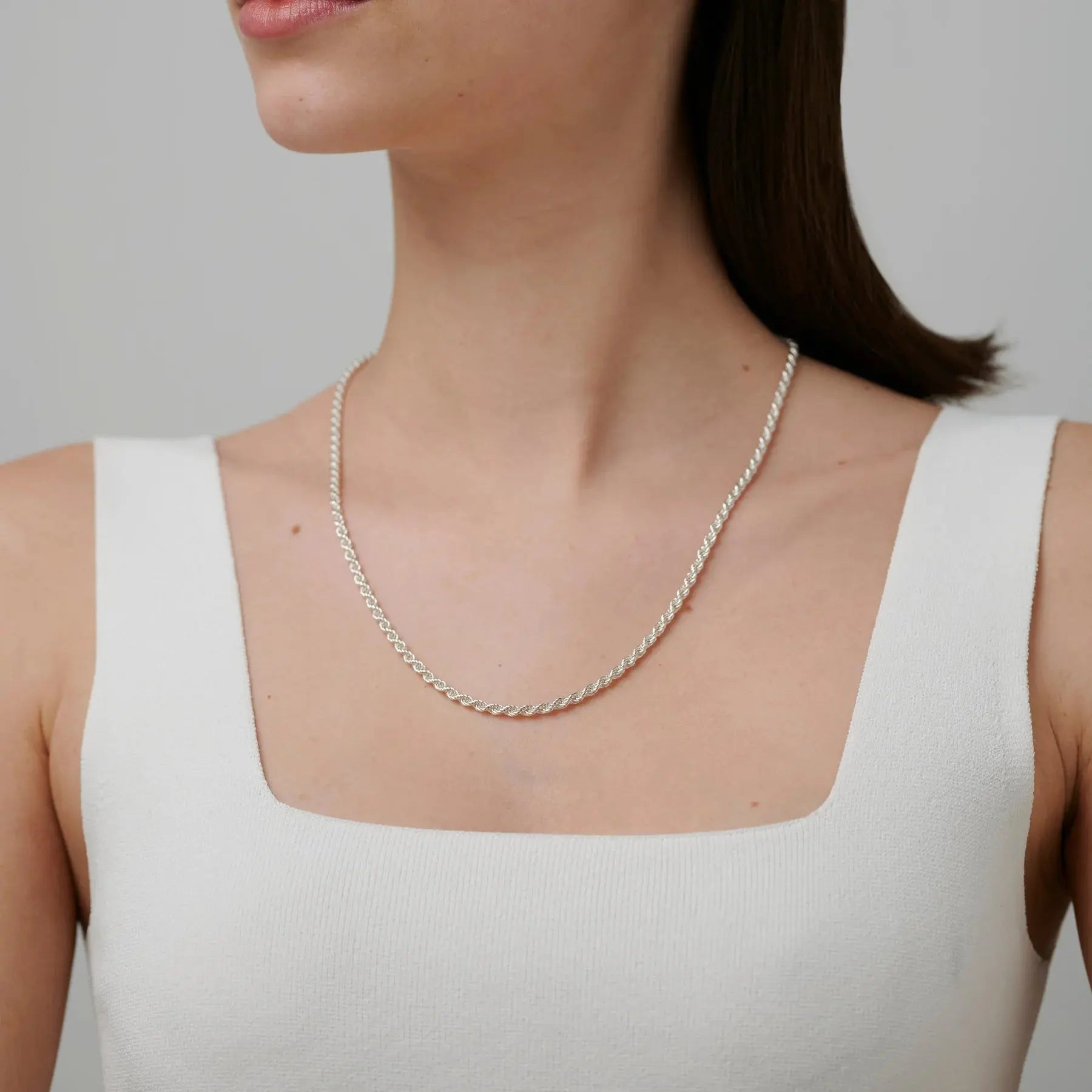 886 Rope Chain in Sterling Silver 886 The Royal Mint