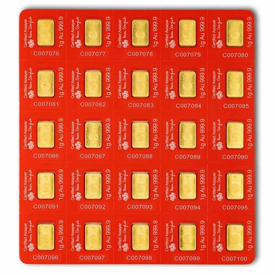 PAMP Suisse Lunar Legends 1,000 Mile Horse Multigram Gold 25 x 1 gram PAMP Suisse