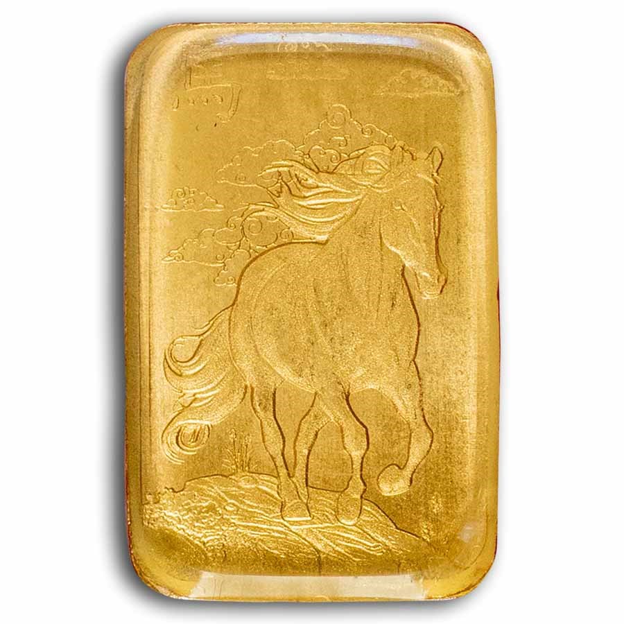 PAMP Suisse Lunar Legends 1,000 Mile Horse Multigram Gold 25 x 1 gram