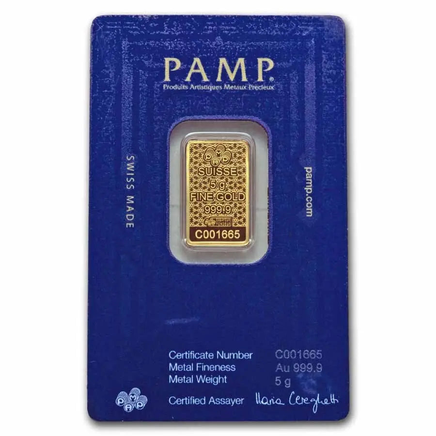 PAMP Suisse Arabian Horse Gold 5 gram Bar PAMP Suisse
