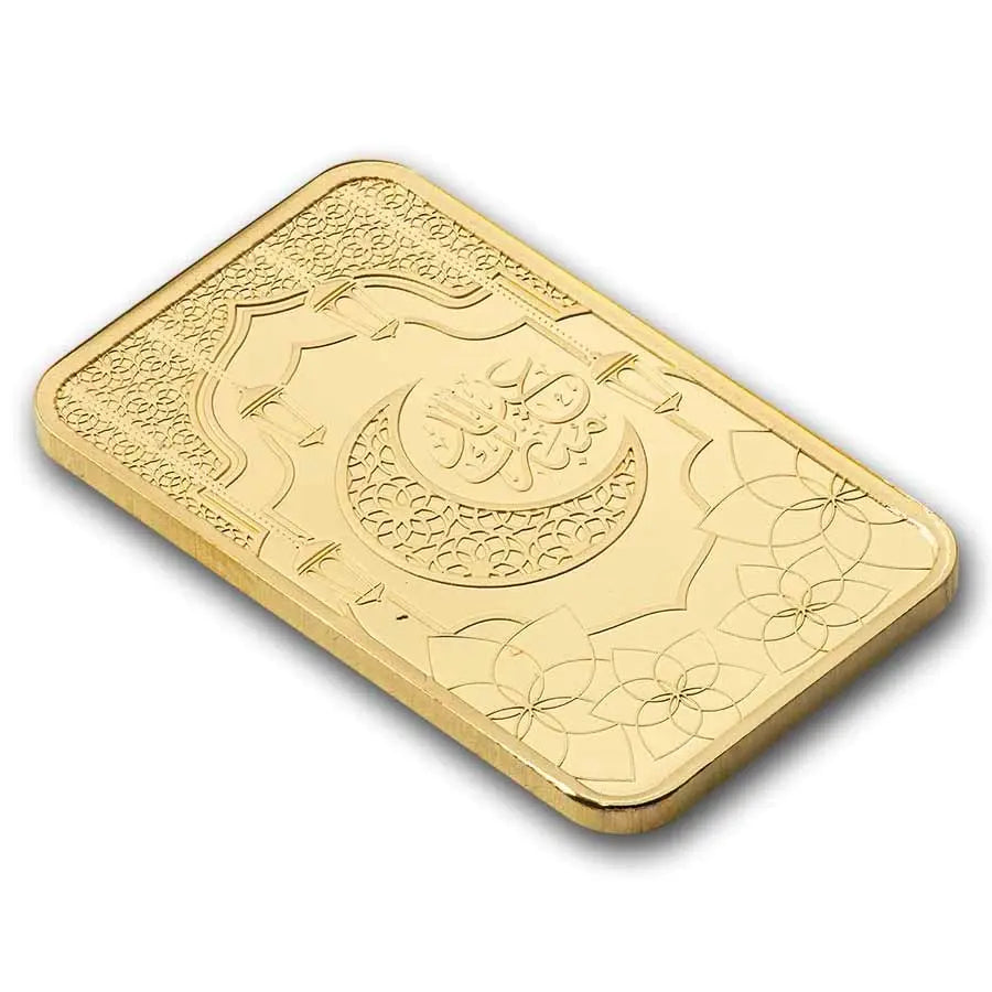 PAMP Suisse Eid Mubarak Gold 5 gram Bar PAMP Suisse