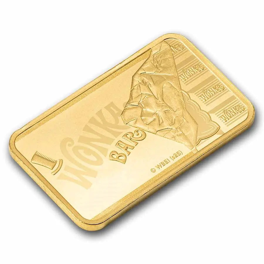 PAMP Suisse Willy Wonka Gold 5 gram Bar PAMP Suisse