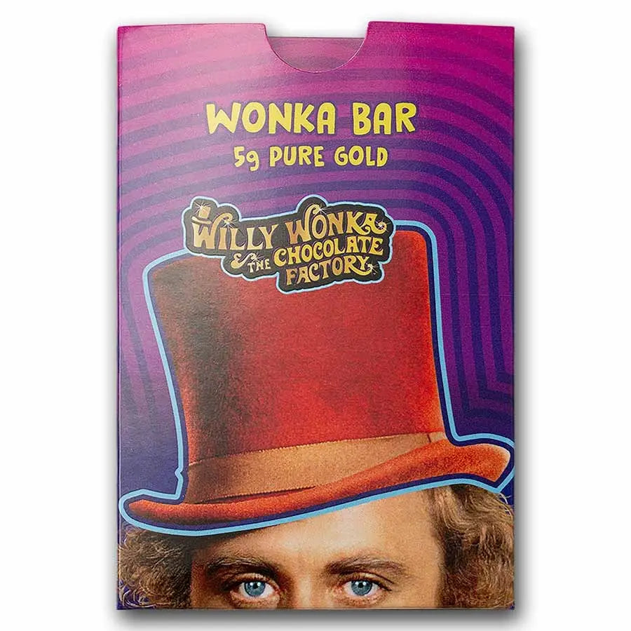 PAMP Suisse Willy Wonka Gold 5 gram Bar PAMP Suisse