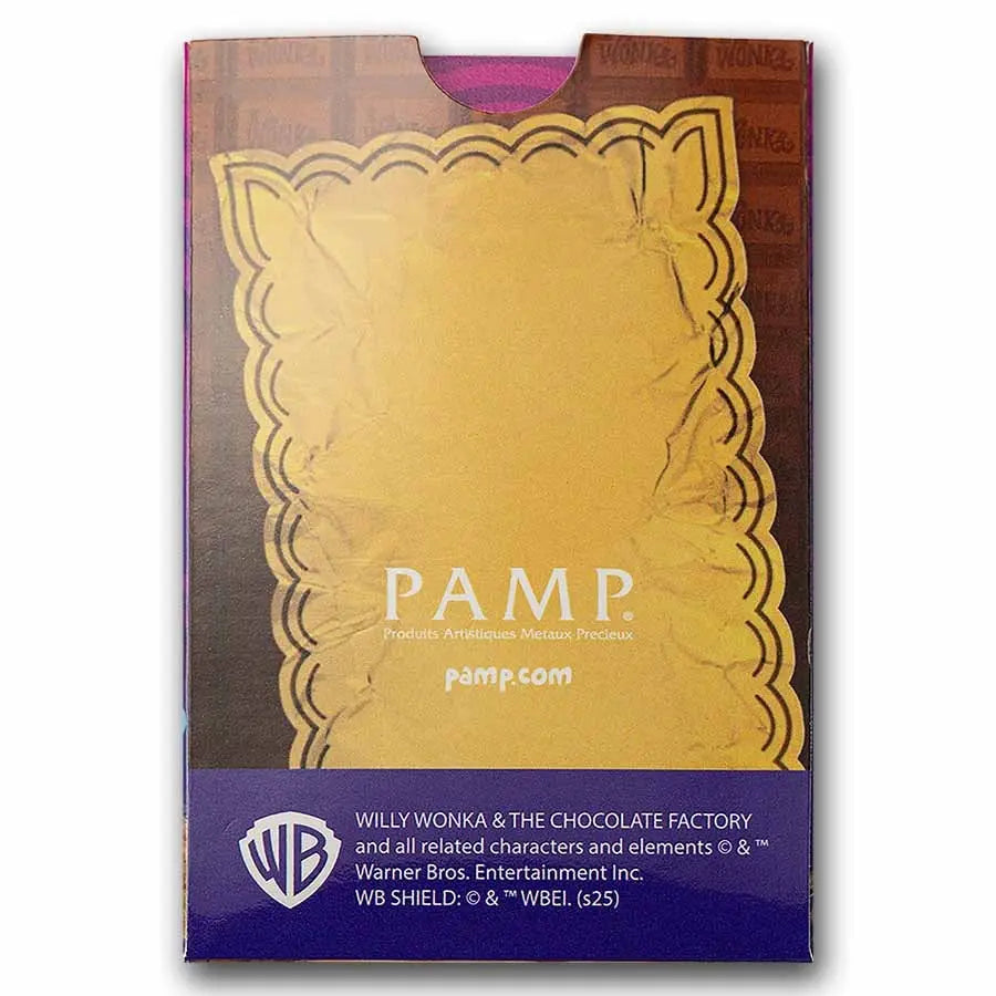 PAMP Suisse Willy Wonka Gold 5 gram Bar PAMP Suisse