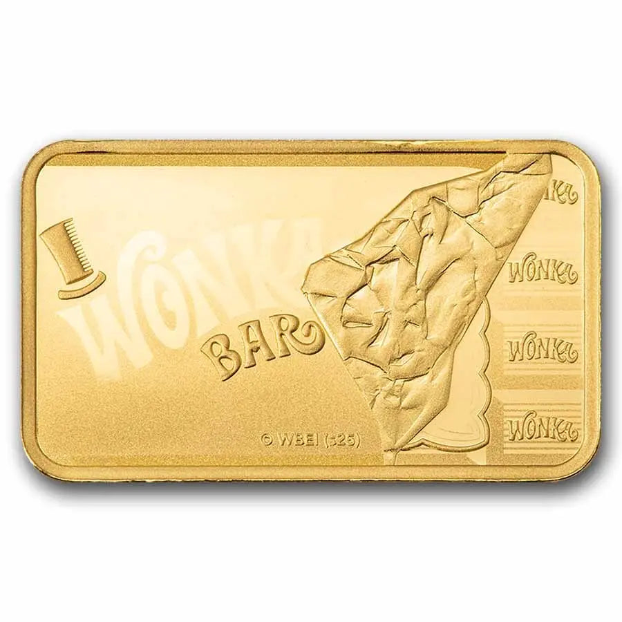 PAMP Suisse Willy Wonka Gold 5 gram Bar PAMP Suisse
