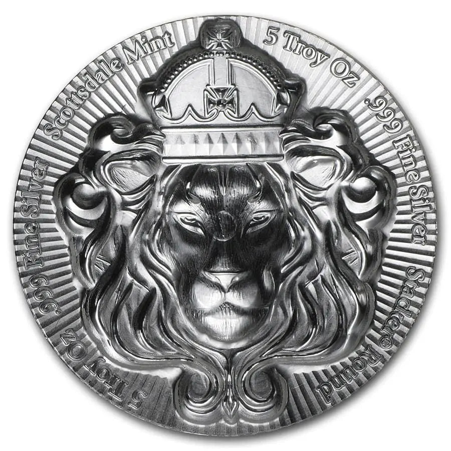 Scottsdale Stacker Silver 5 oz (ounce) coin Scottsdale Mint
