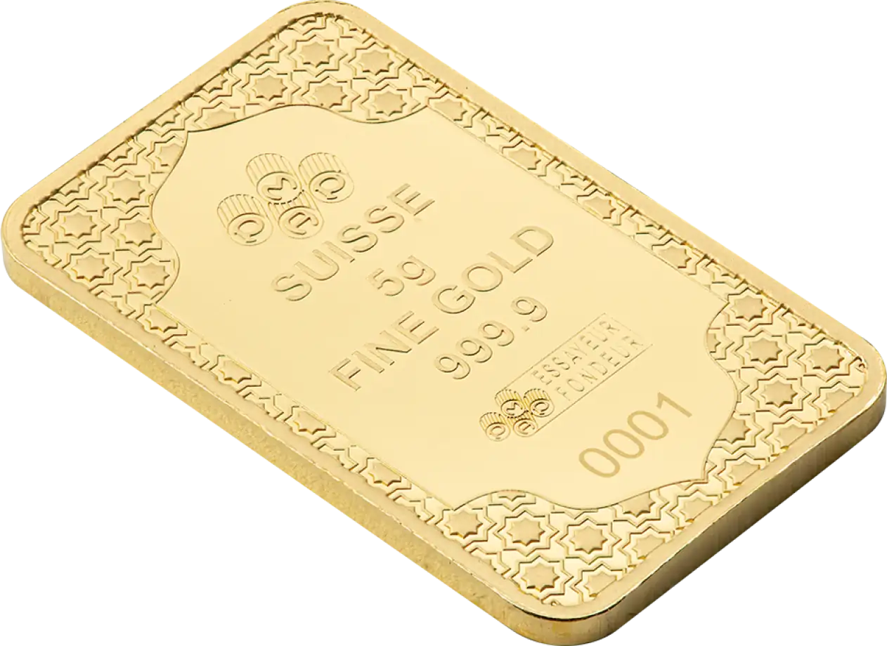PAMP Suisse Eid Mubarak Gold 5 gram Bar