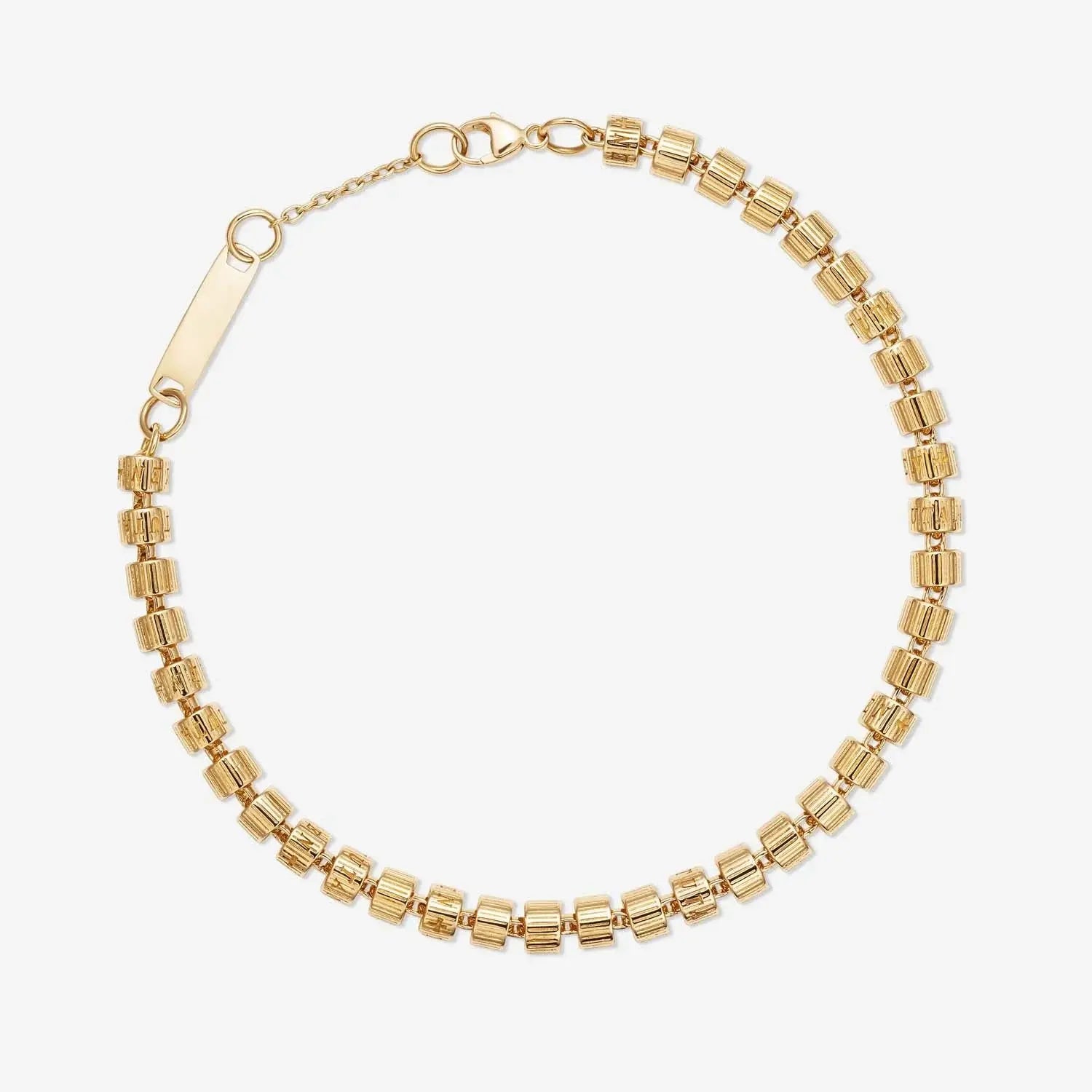 886 Tutamen Stack Bracelet in 18ct Yellow Gold 886 The Royal Mint