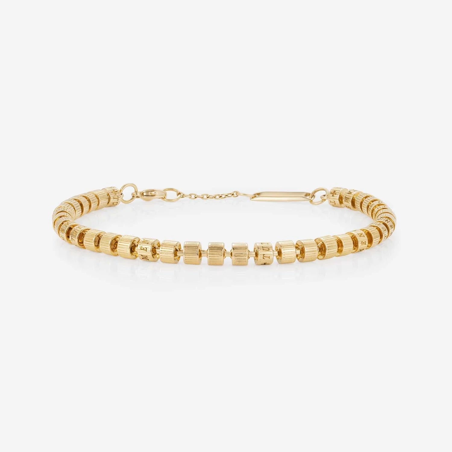 886 Tutamen Stack Bracelet in 18ct Yellow Gold 886 The Royal Mint